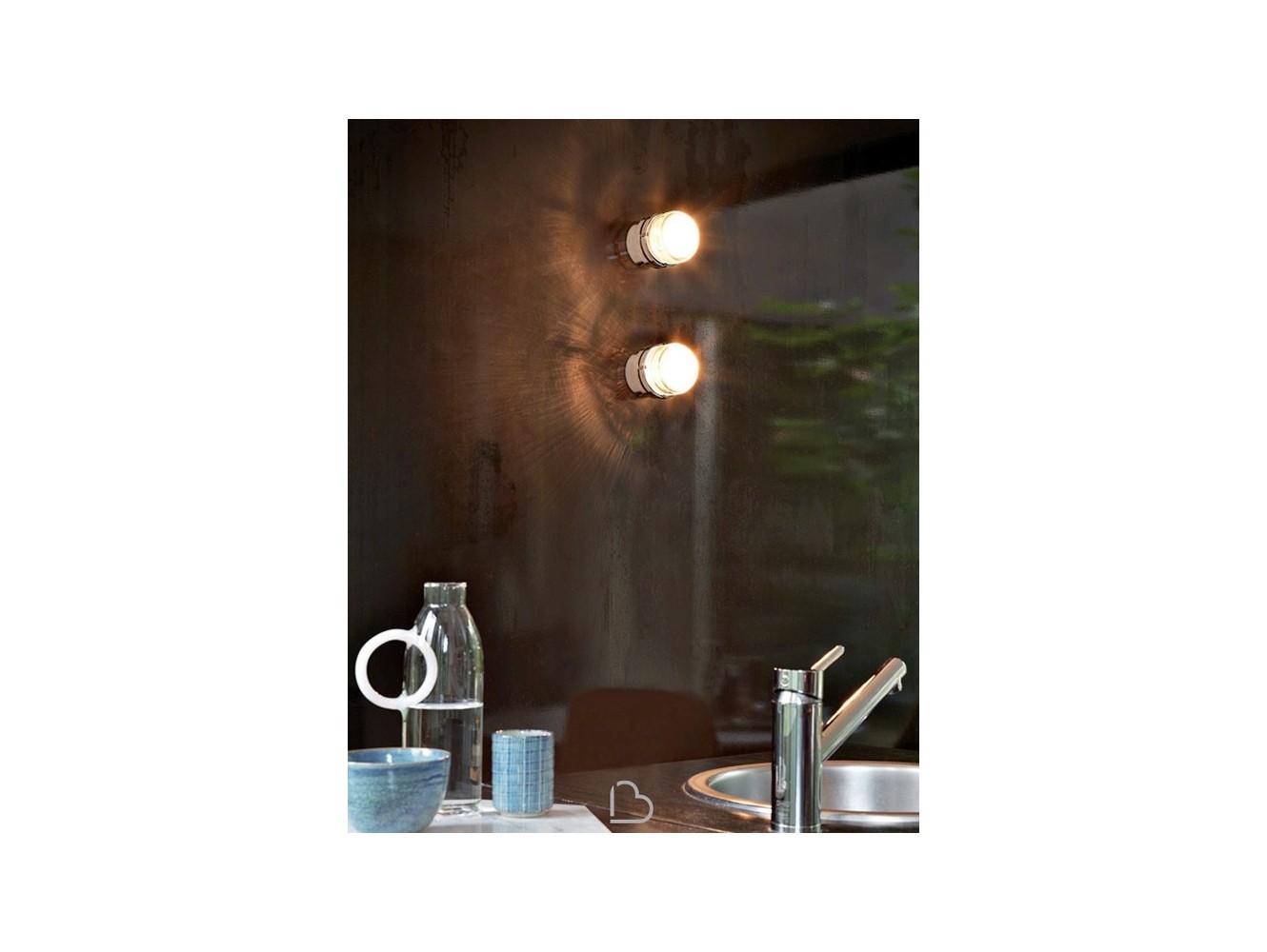 Oluce lámpara de pared Fresnel