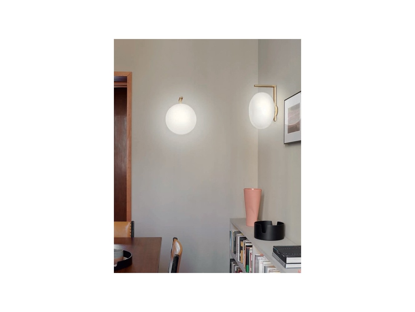 Oluce lámpara de pared Alba 32 cm
