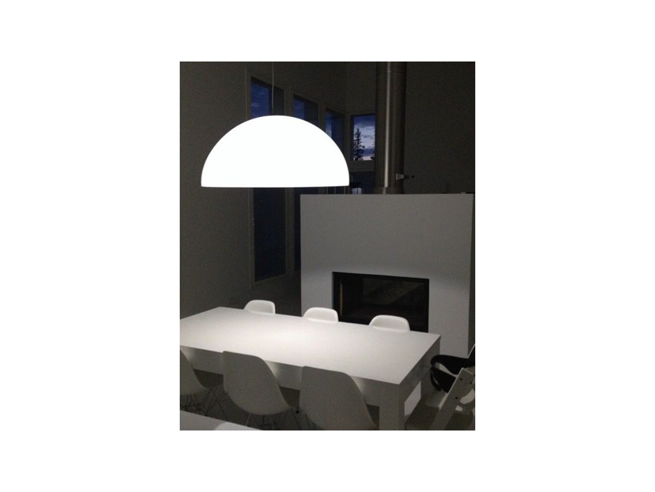 Oluce lámpara de suspension Sonora 90 cm