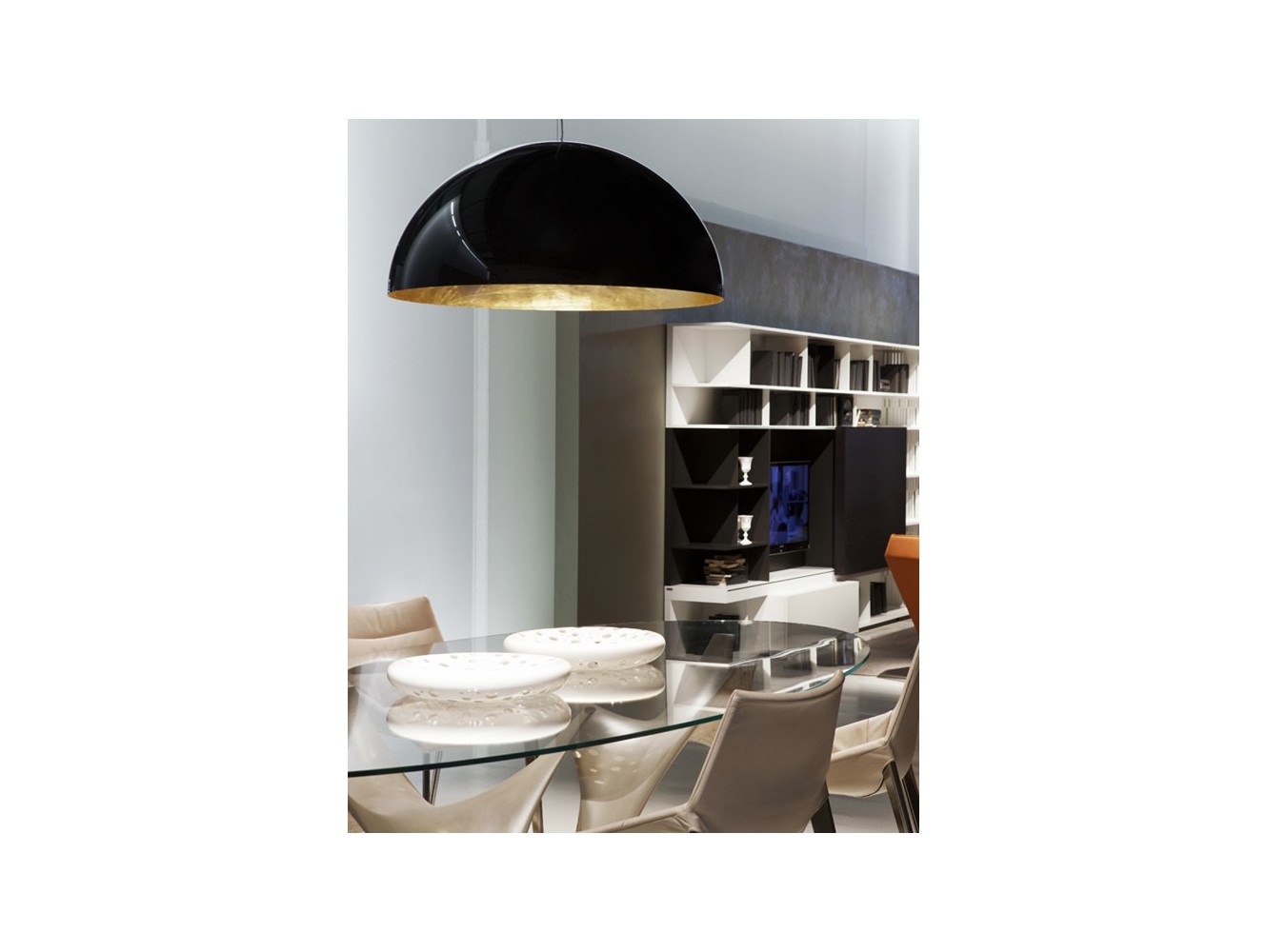 Oluce lámpara de suspension Sonora 90 cm