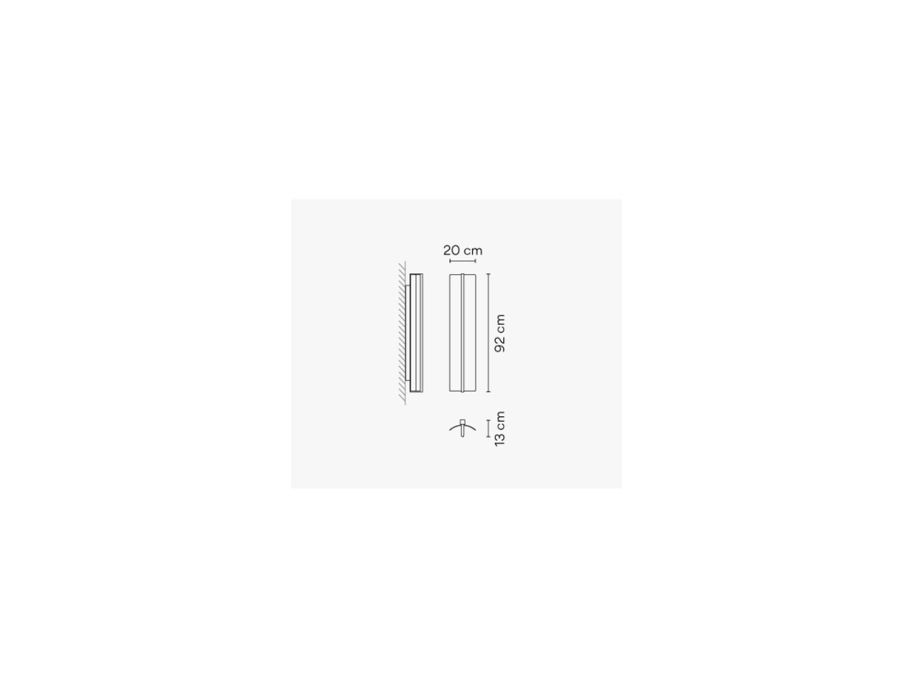Vibia Kontur lámpara de pared 14