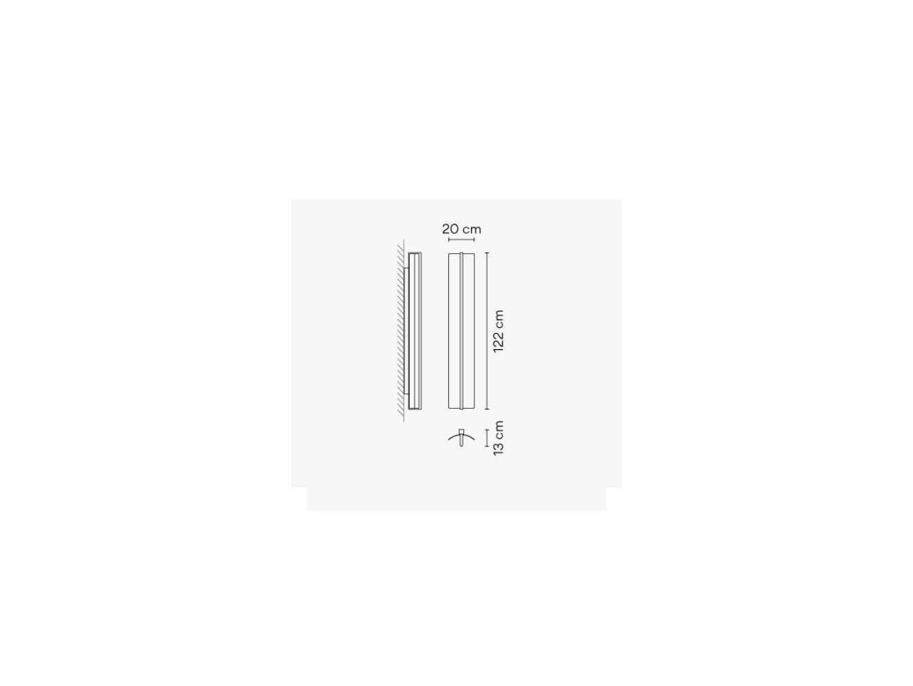 Vibia Kontur lámpara de pared 16
