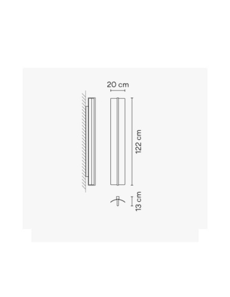 Vibia Kontur lámpara de pared 16