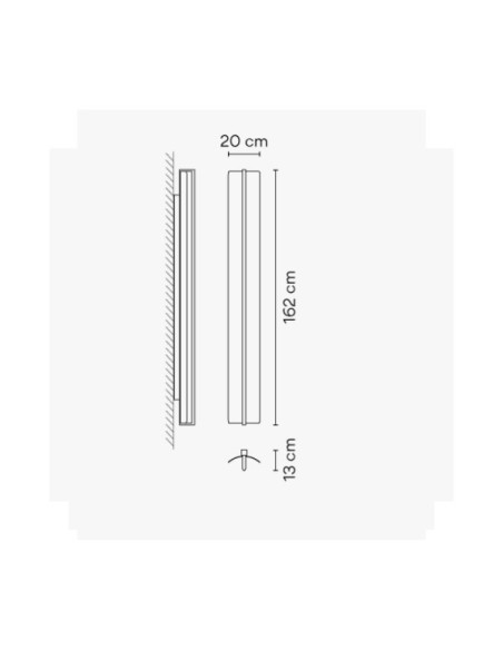 Vibia Kontur lámpara de pared 18
