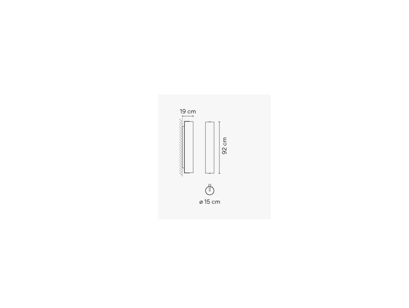 Vibia Kontur lámpara de pared 44