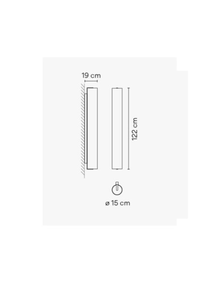 Vibia Kontur lámpara de pared 46