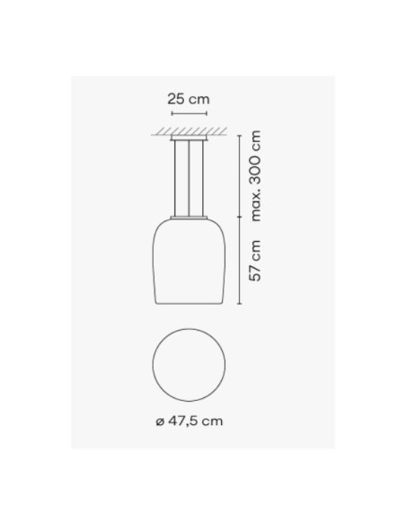 Vibia Ghost lámpara de suspensión