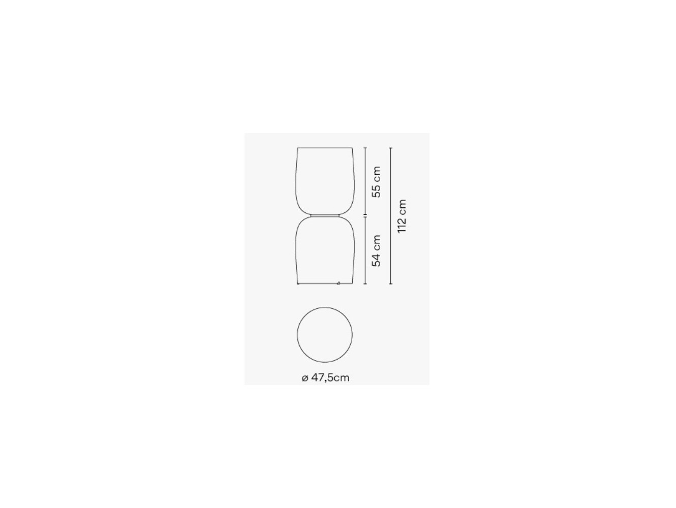 Vibia Ghost lámpara de sobremesa 60