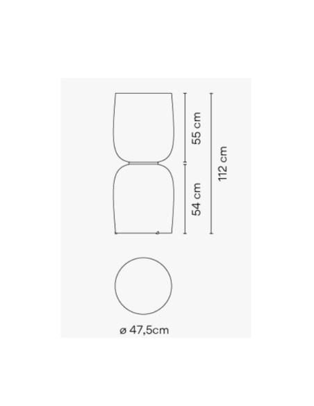 Vibia Ghost lámpara de sobremesa 60