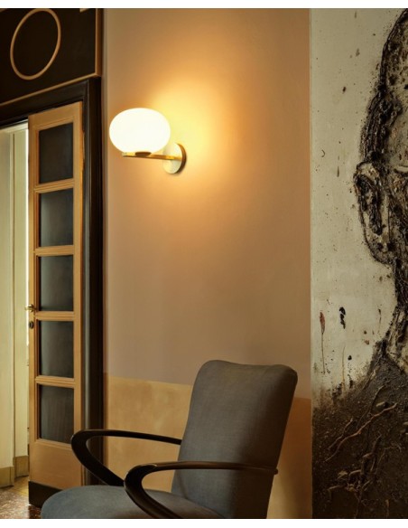 Oluce lámpara de pared Alba
