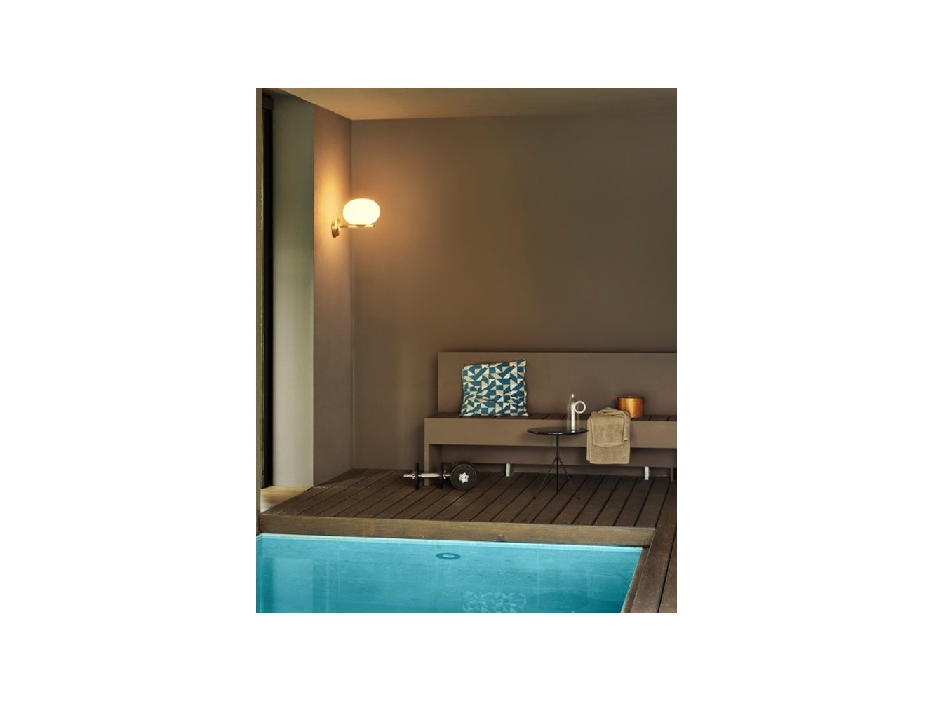 Oluce lámpara de pared Alba