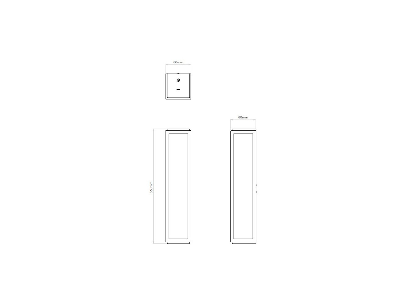 Astro Mashiko aplique de baño 360 LED