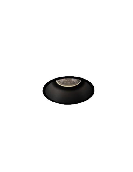 Wever & Ducré Downlight empotrado Deep Ip44 1.0 Par16 Max35W Gu10 Negro
