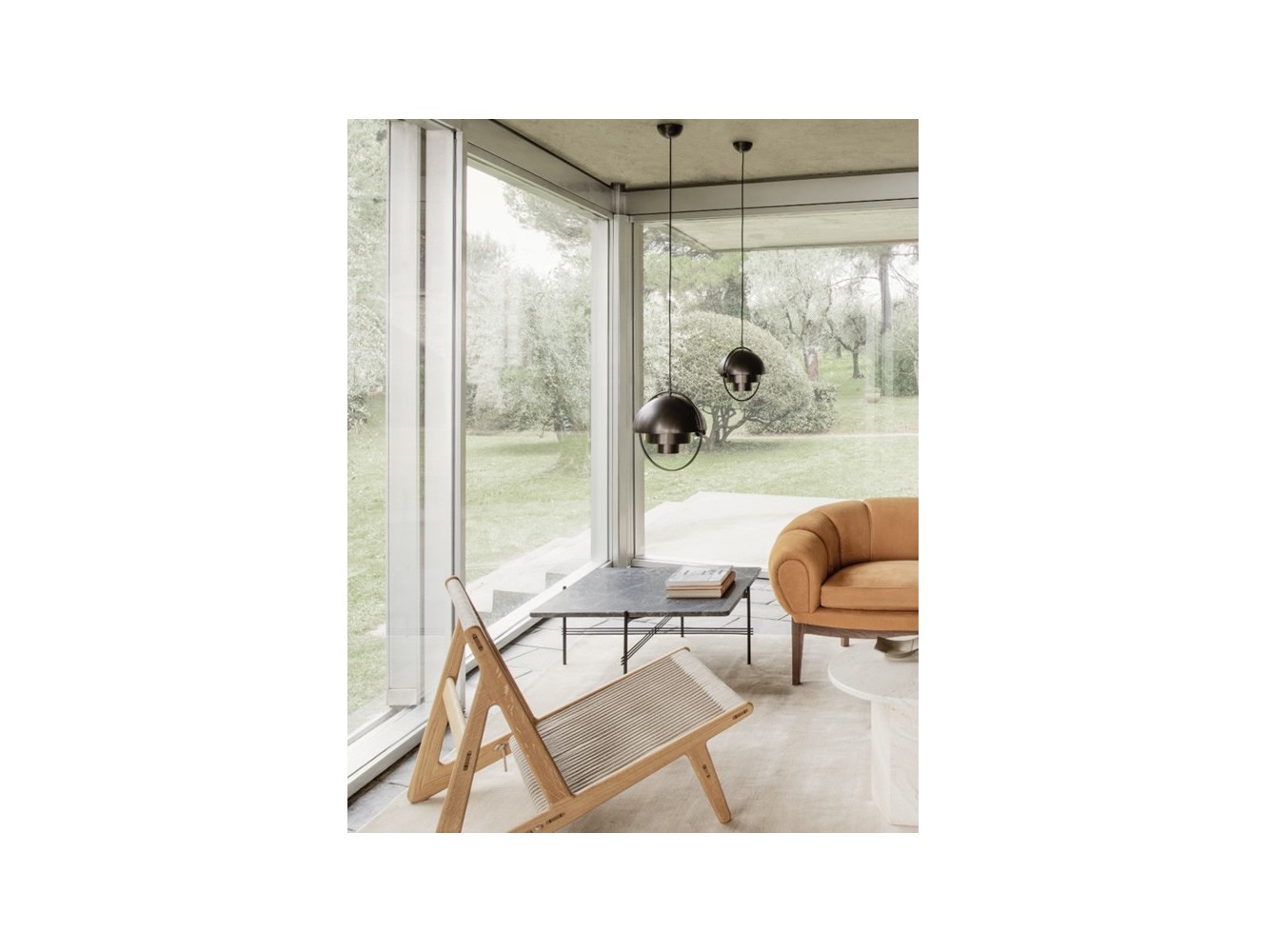 Gubi Multi-Lite lámpara de suspensión pequeña Latón