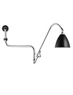 Gubi BL10 lámpara de pared Cromado 16Ø