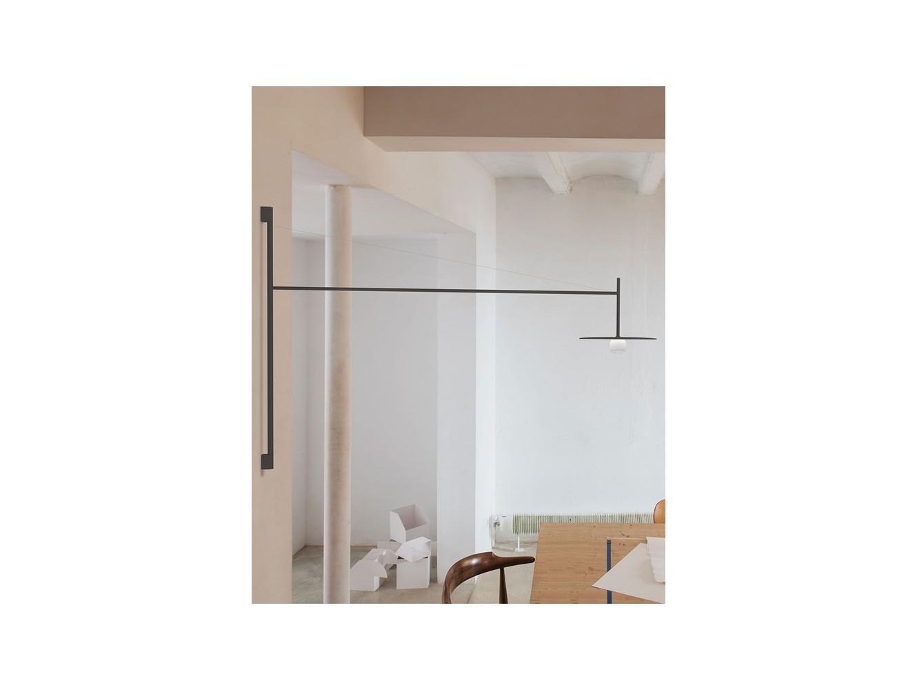 Vibia Tempo lámpara de pared 5756 regulable con Pulsador