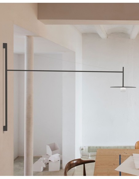 Vibia Tempo lámpara de pared 5756 regulable con Pulsador