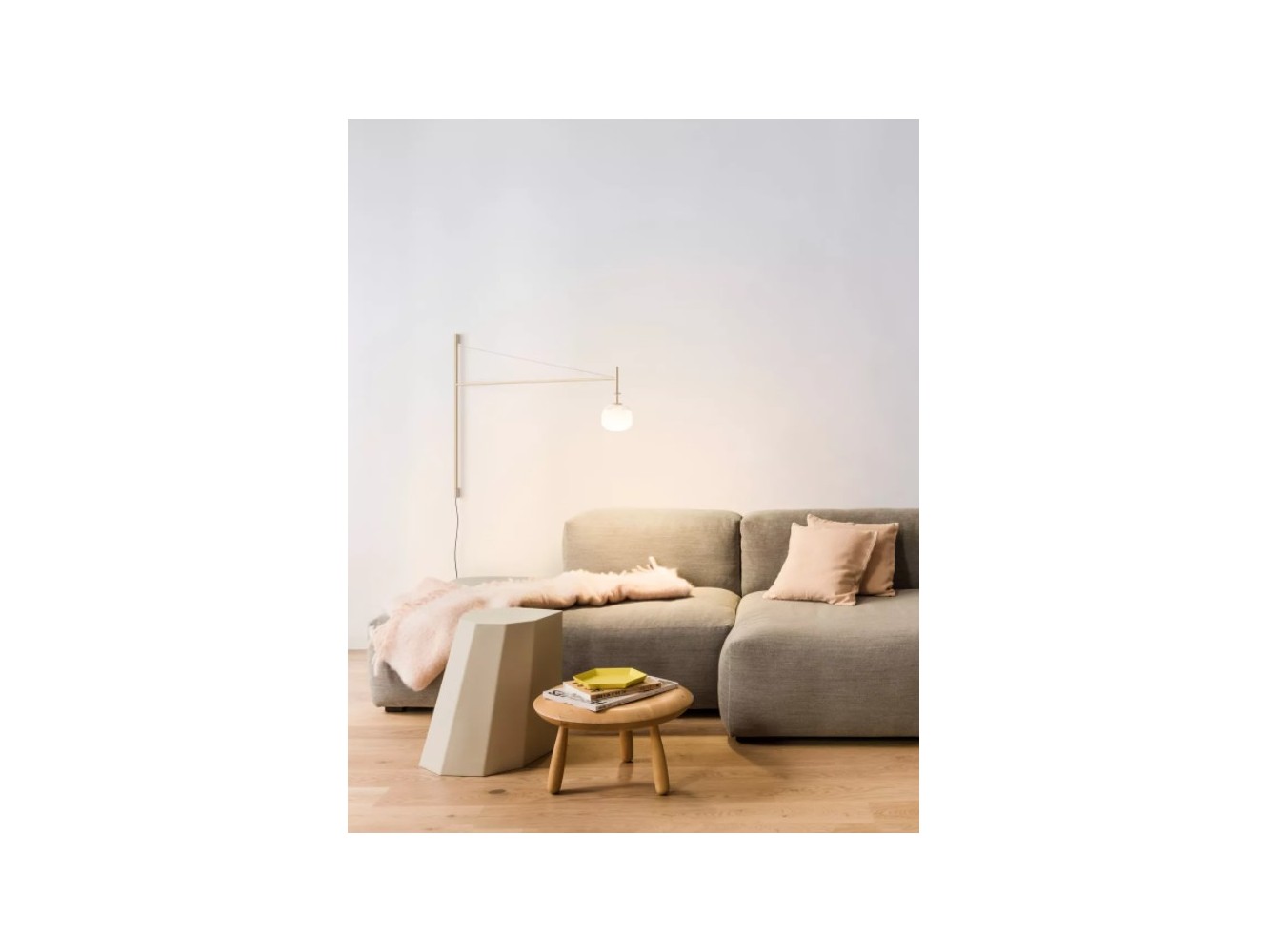 Vibia Tempo lámpara de pared 5758 regulable con Pulsador