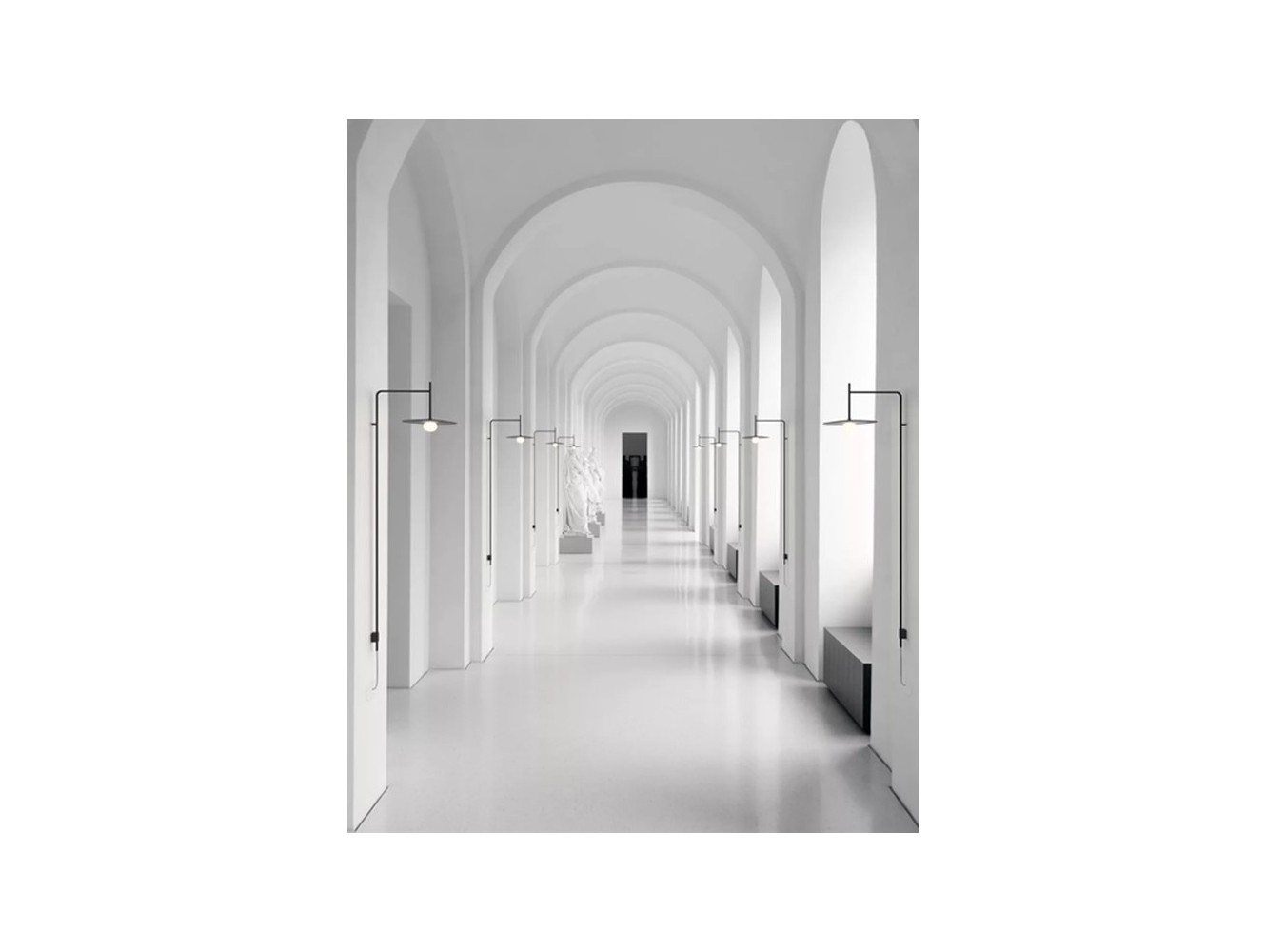 Vibia Tempo lámpara de pared 5763 regulable empotrado