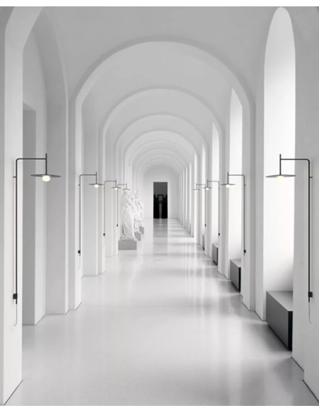 Vibia Tempo lámpara de pared 5762 regulable con Pulsador