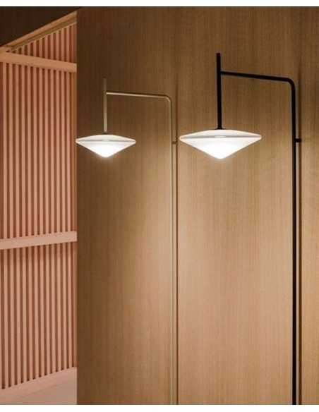 Vibia Tempo lámpara de pared 5766 regulable con Pulsador