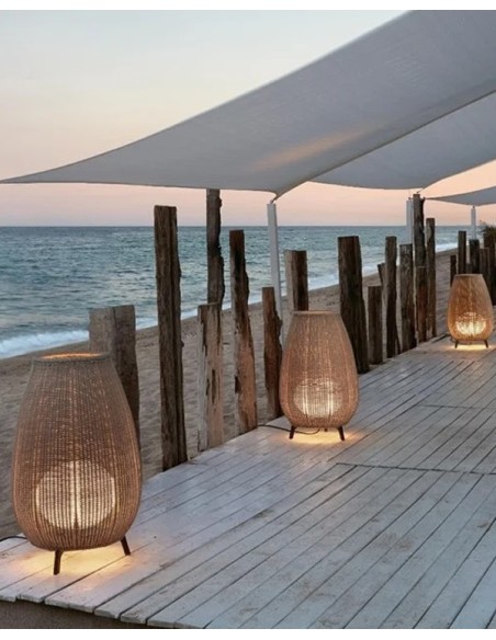 Bover Amphora 01 lampara de pie Outdoor Regulable (con anclaje)