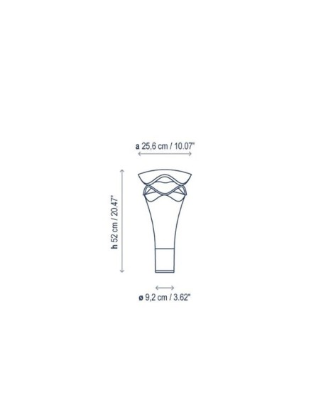 Bover Cornet B52 lámpara de suelo Outdoor