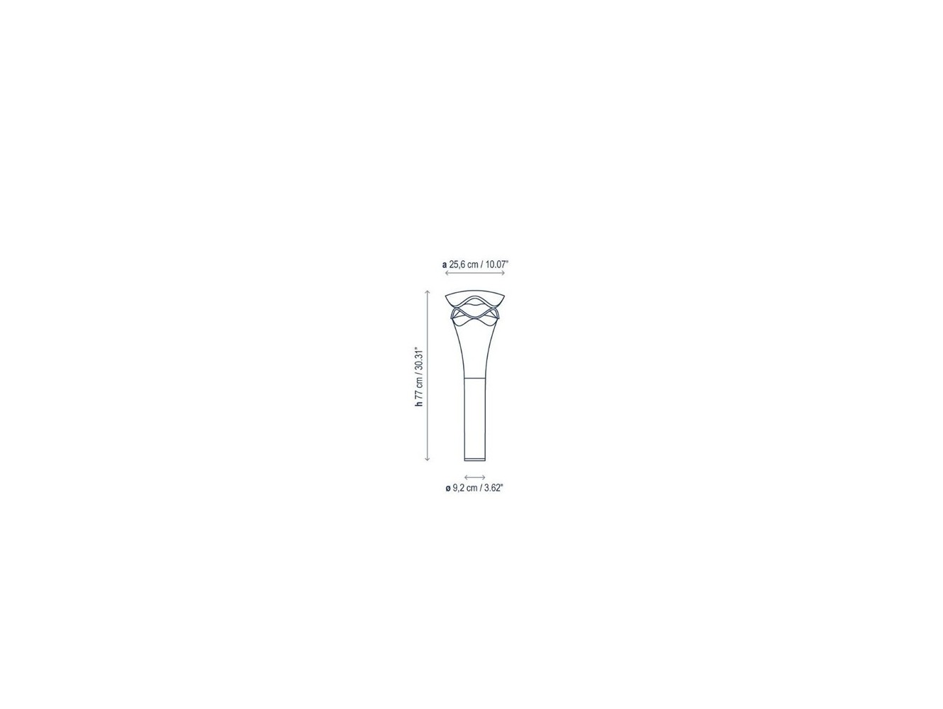 Bover Cornet B77 lámpara de suelo Outdoor