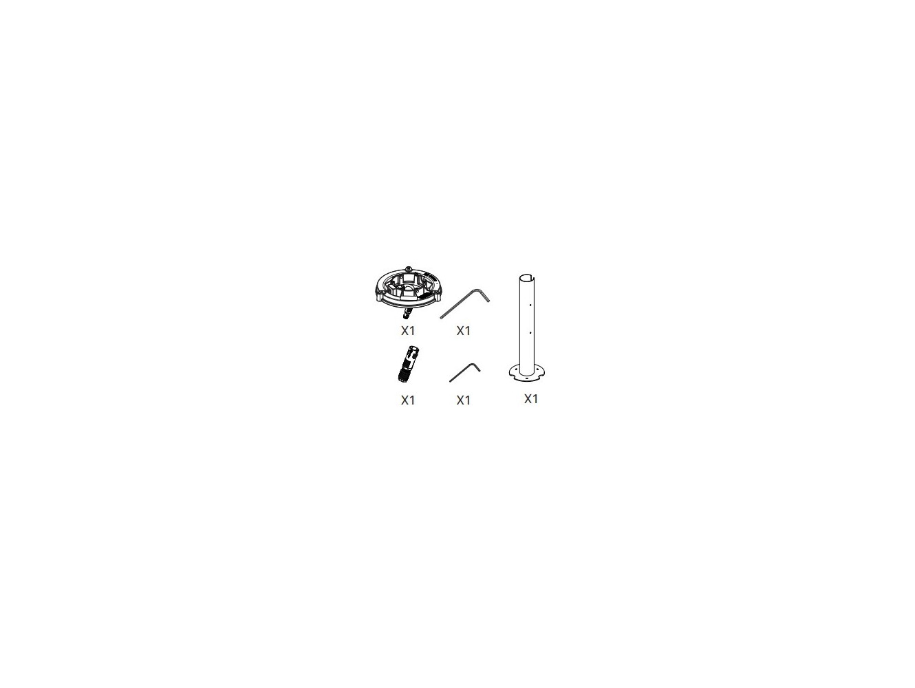 Luceplan Nui lámpara de sobremesa Óptica Led + Vástago (Outdoor)