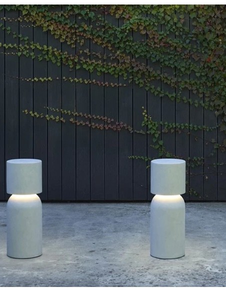 Luceplan Nui lámpara de sobremesa Óptica Led + Vástago (Outdoor)