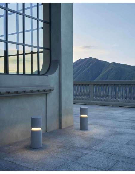 Luceplan Nui lámpara de sobremesa Óptica Led + Vástago (Outdoor)