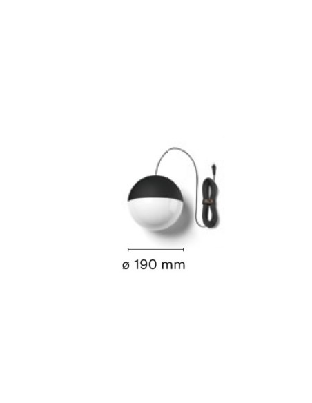 Flos String Light Sphere lámpara de suspensión M22