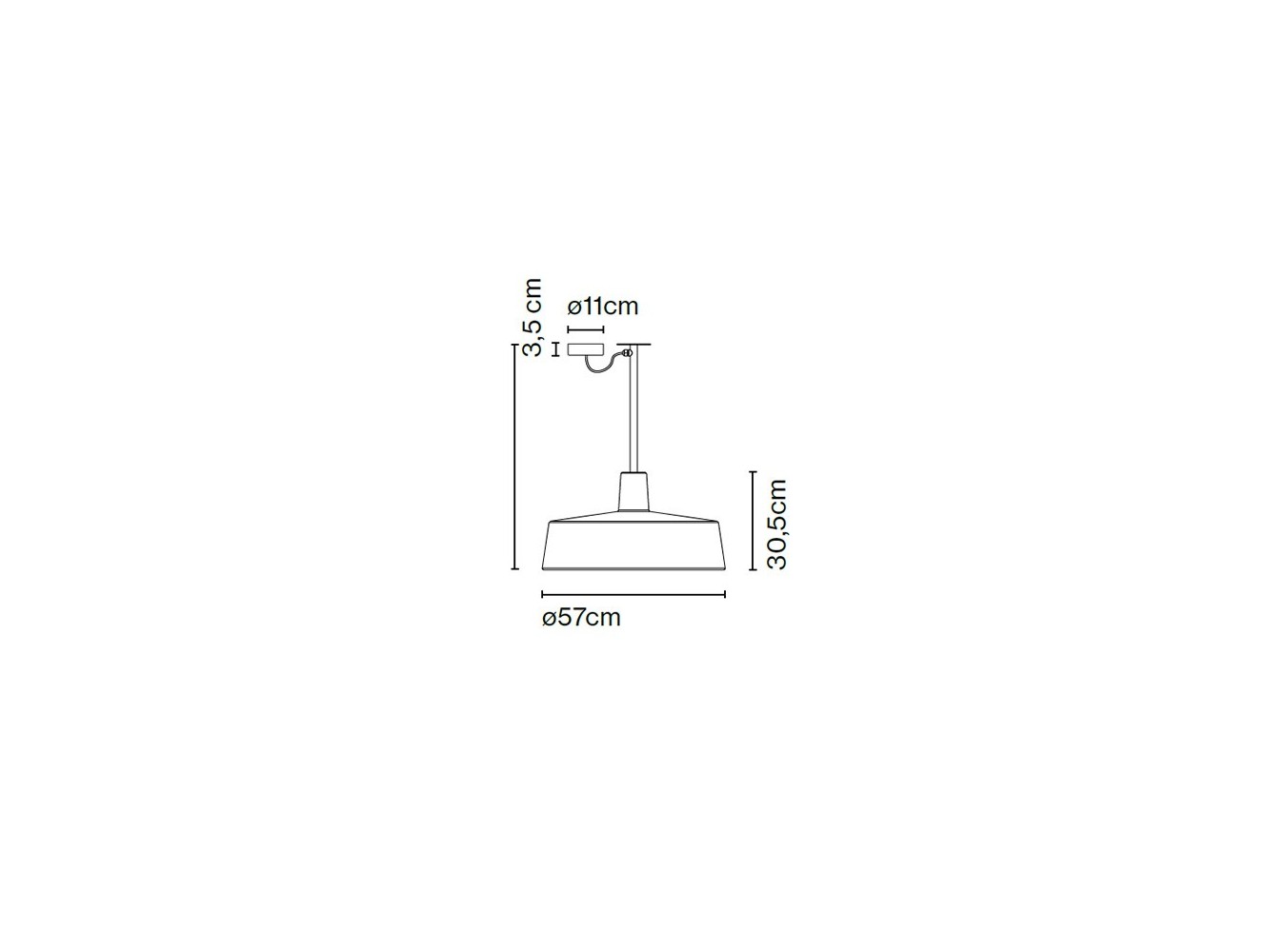Marset Soho C lámpara de techo Fixed Stem LED
