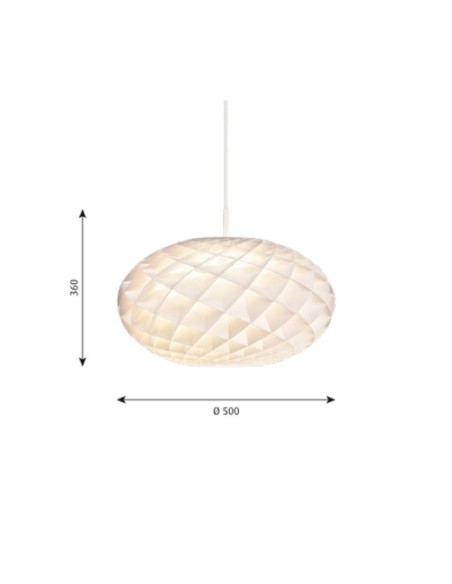 Louis Poulsen Patera Oval lámpara de suspensión 1 x 40W E27