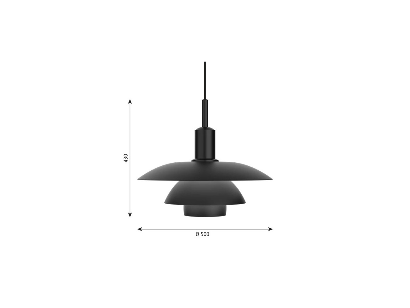 Louis Poulsen PH 5/5 lámpara de suspensión LED 3000K