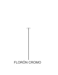 Lodes Florón Empotrado Cromo