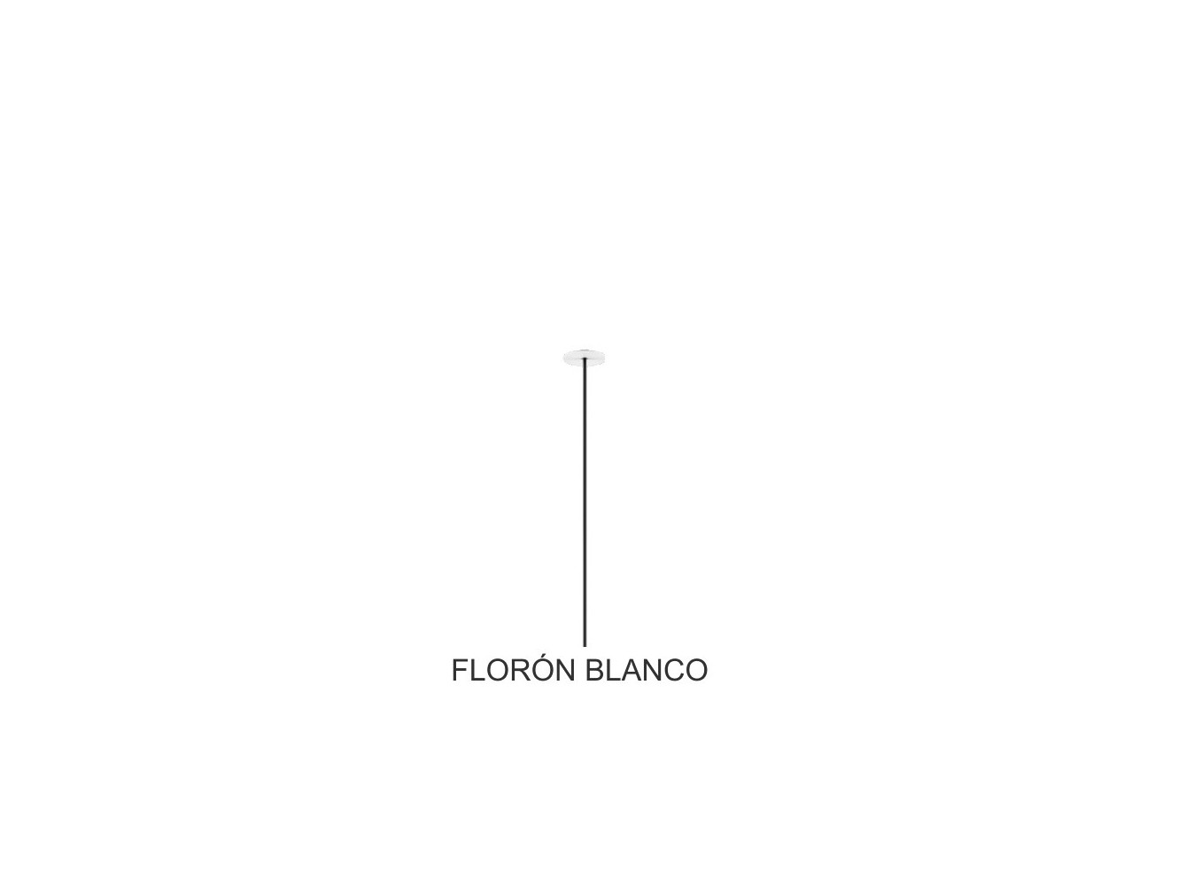 Lodes Florón Empotrado Blanco Mate