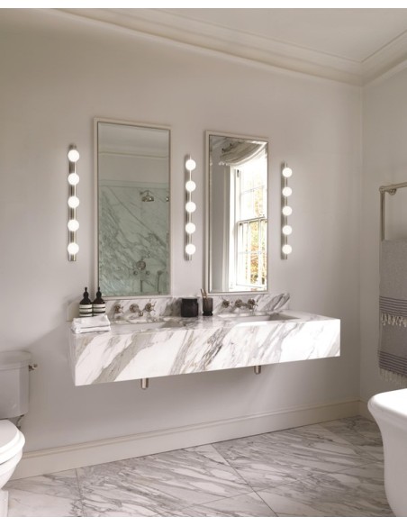 Astro Cabaret 5 II: Lámpara de Pared Estilo Hollywood para Baños y Vestidores
