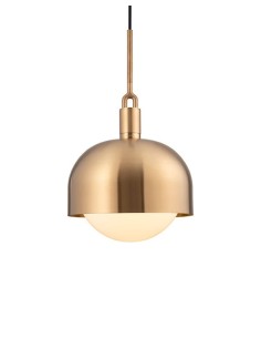 Buster + Punch Forked Shade Globe Opal Large lámpara de suspensión