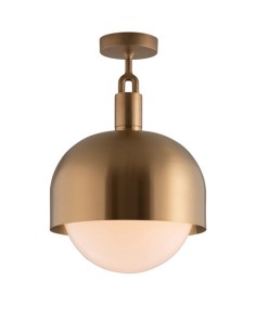 Buster + Punch Forked Shade Large Globe Opal lámpara de techo