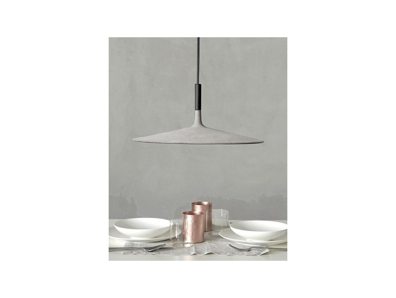 Foscarini Aplomb Large lámpara de suspensión Gris