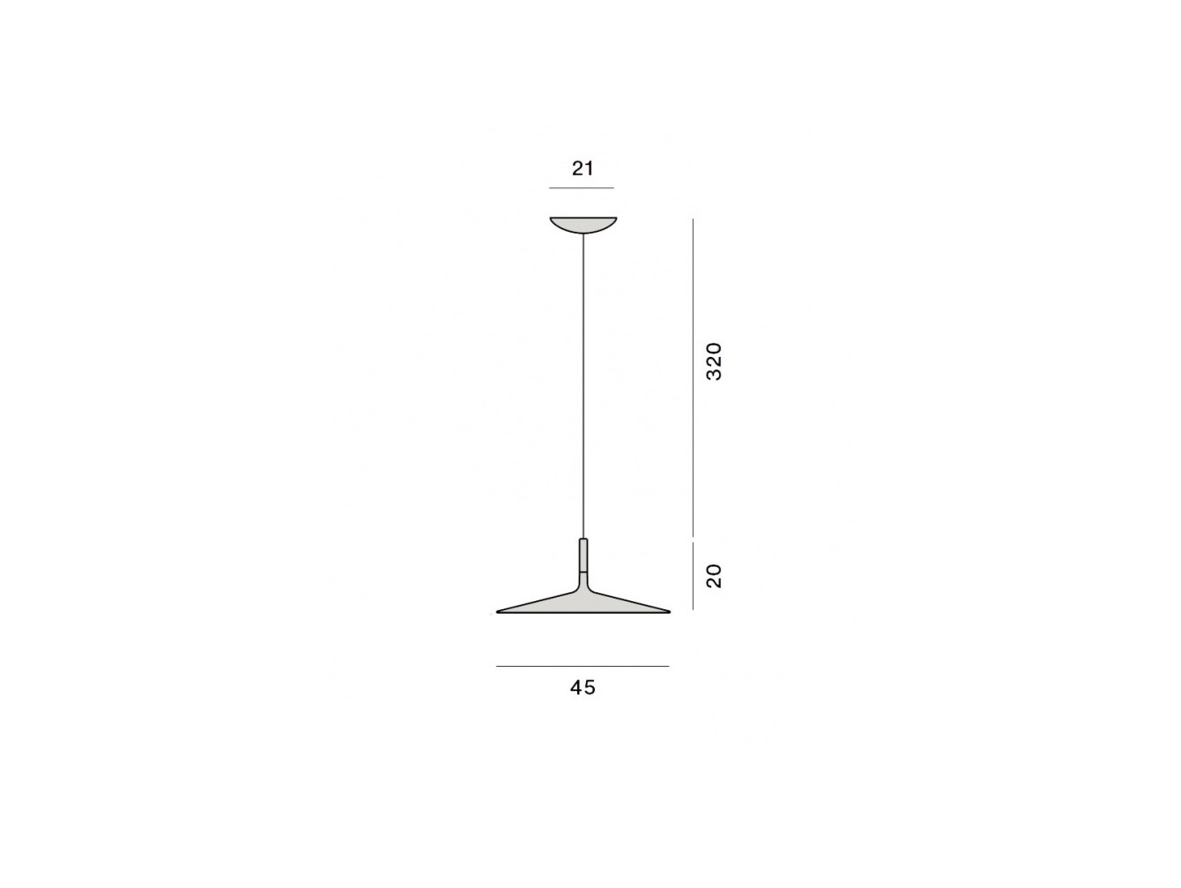 Foscarini Aplomb Large lámpara de suspensión Gris