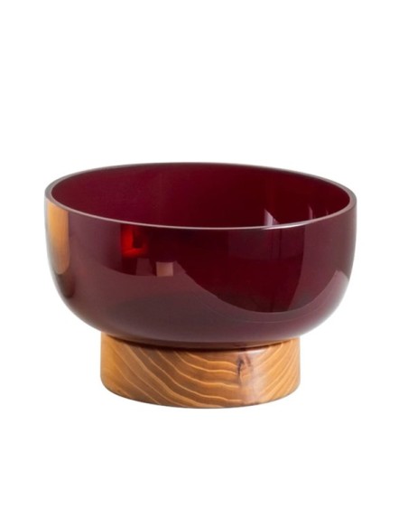 Artemide Bonta Accesorio Cuenco vidrio Rojo