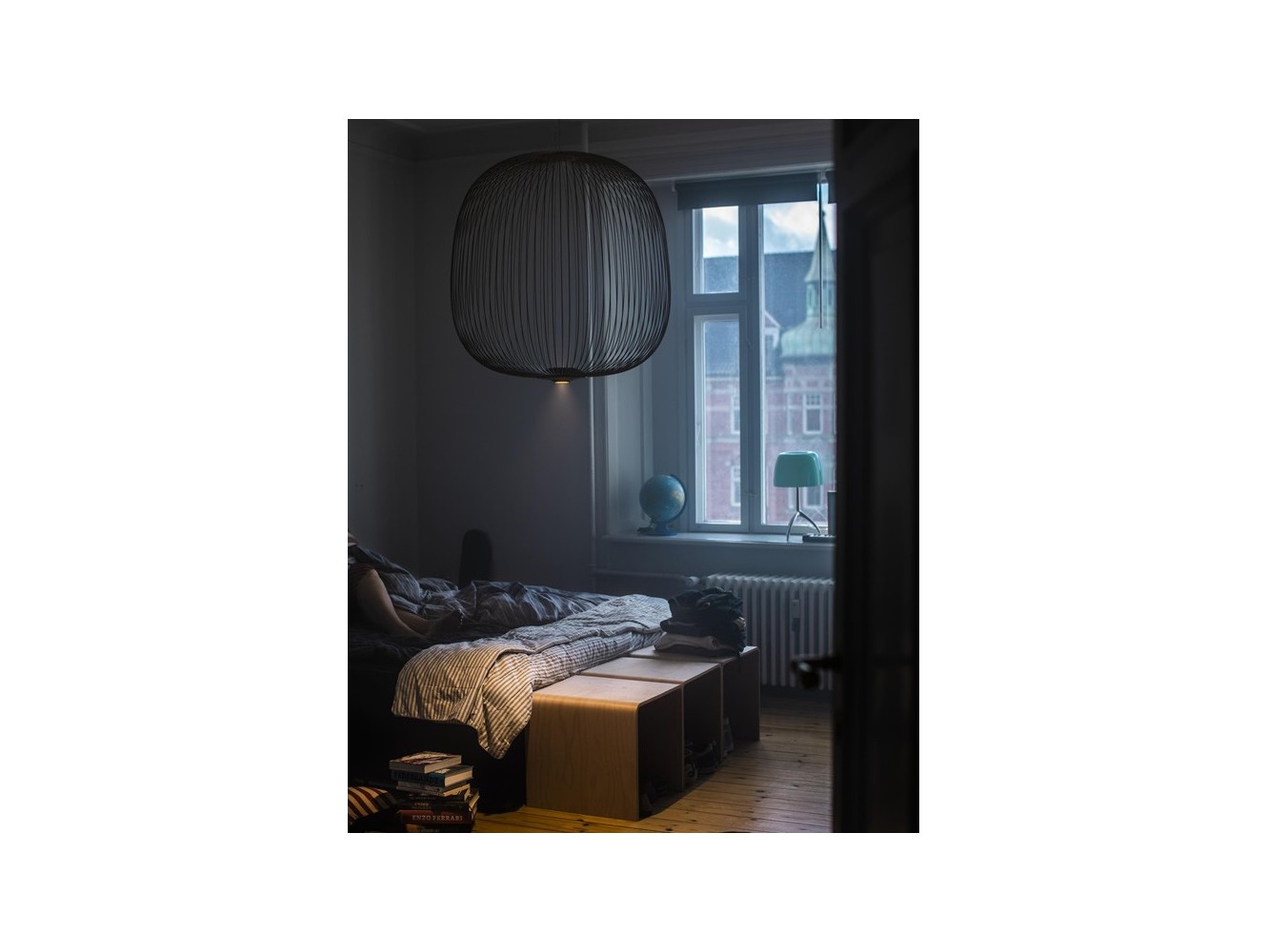 Foscarini Spokes 2 lámpara de suspensión Grafito LED sss