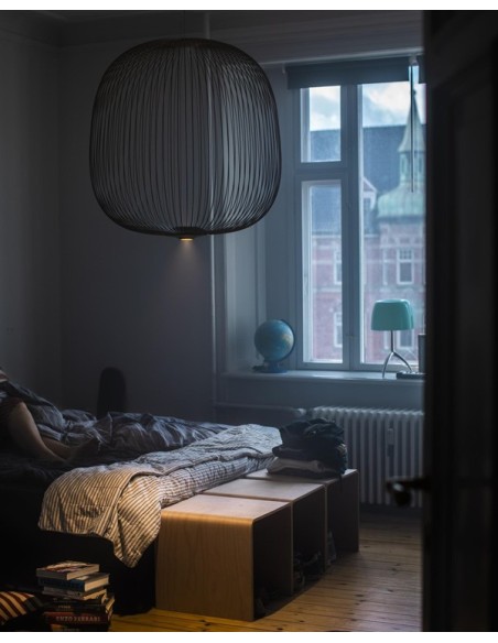 Foscarini Spokes 2 lámpara de suspensión Grafito LED sss