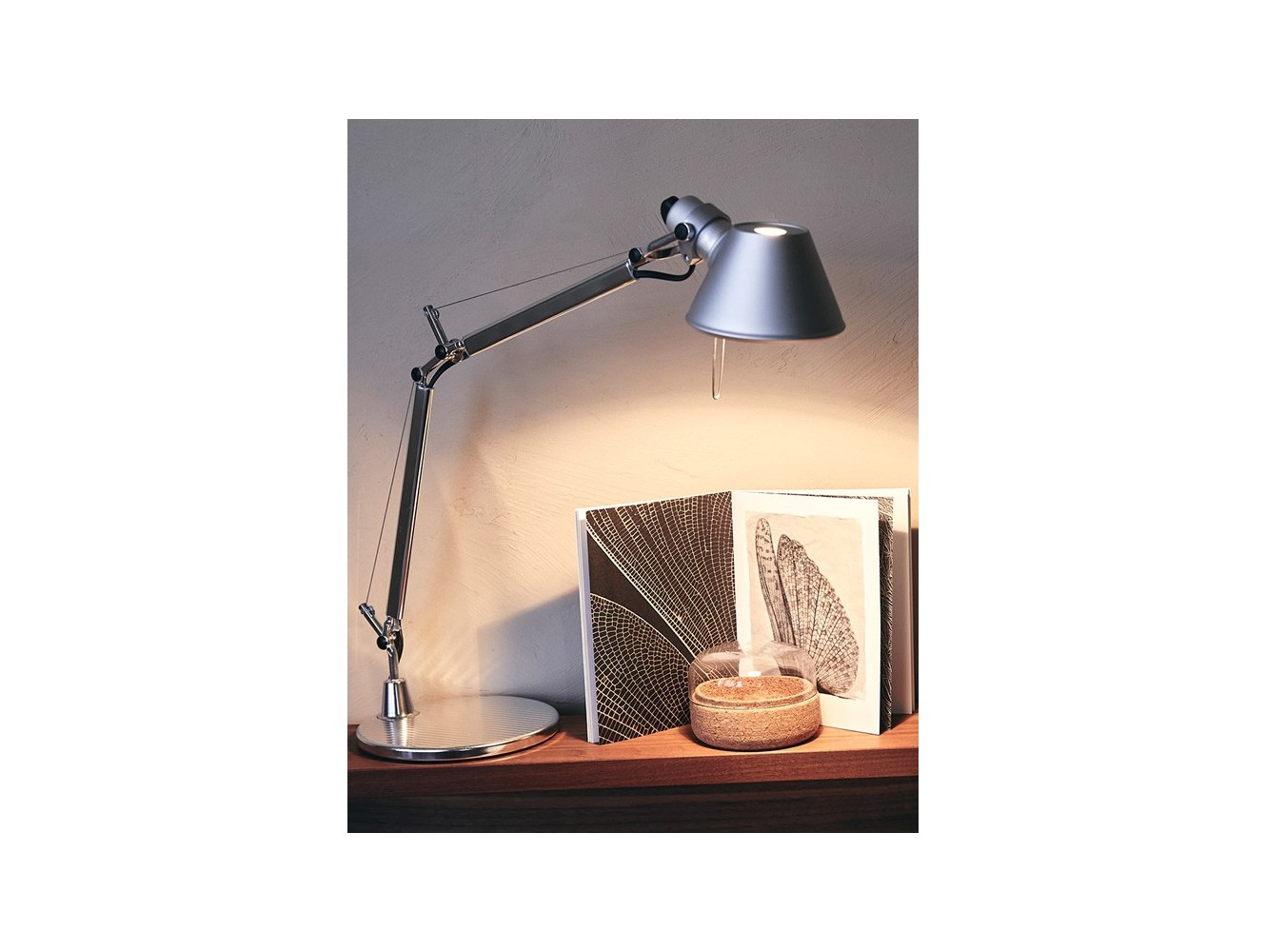 Artemide Tolomeo Mini LED lampara de sobremesa (sólo cuerpo) Aluminio