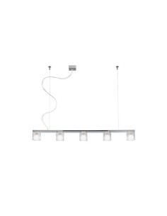 Fabbian Cubetto lámpara de suspensión transparente DESCATALOGADO