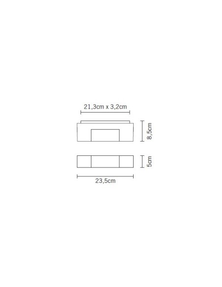 Fabbian Bead Aplique de pared 200W DESCATALOGADO