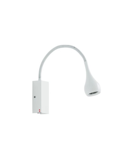 Fabbian Bijou Aplique de pared cabeza Blanco Ø3.75cm DESCATALOGADO