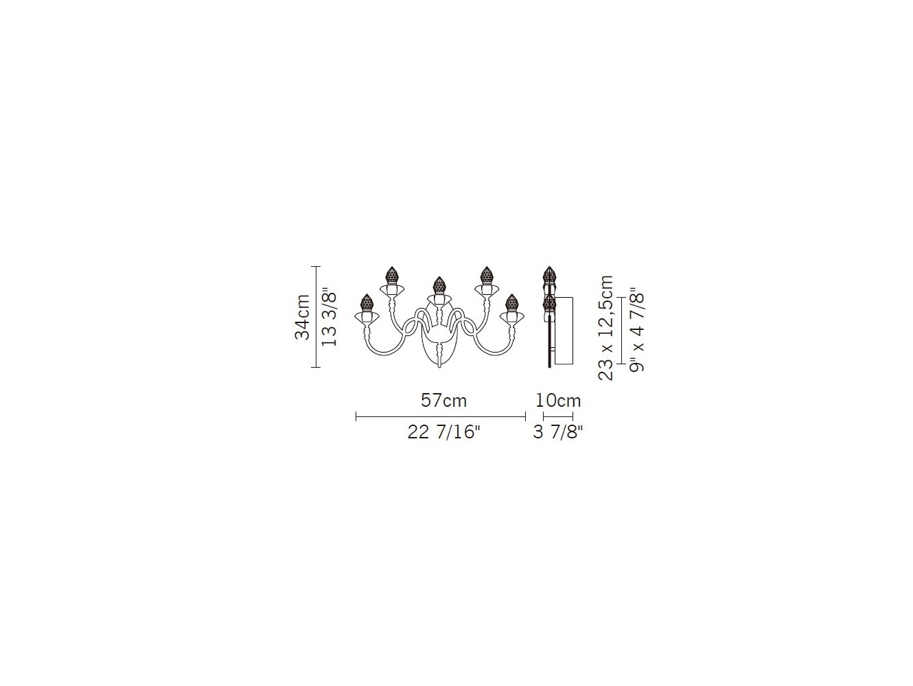 Fabbian Edge aplique de Pared GY6,35 DESCATALOGADO